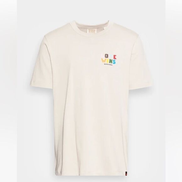 Scotch & soda LOVE WIN TEE WITH BIG BACK ARTWORK UNISEX - Print T-shirt Small - Picture 4 of 9